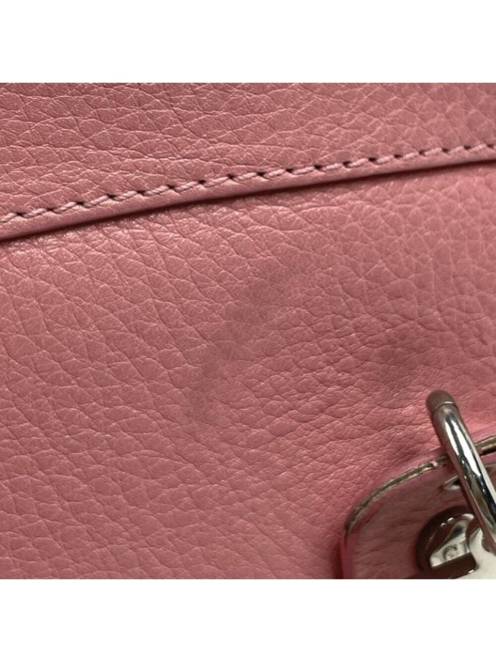 ★SOLD★ Dior Logo Handbag Flower Embroidery Leather Pink - Picture 5 of 10